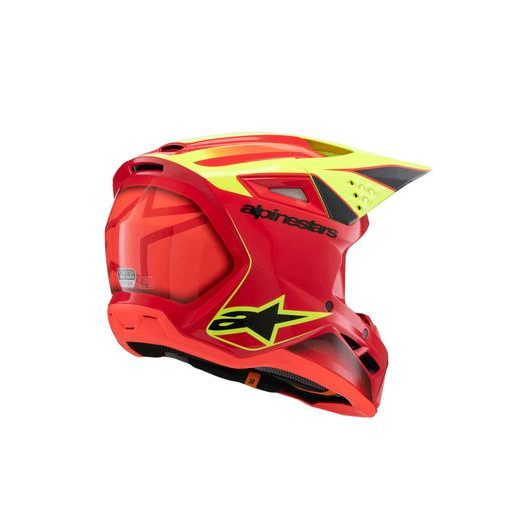 PŘILBA S-M3 FRAY, ALPINESTARS, DĚTSKÁ (ČERVENÁ/ŽLUTÁ FLUO/ČERNÁ) 2026