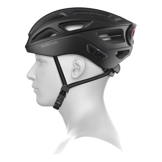 CYKLO PŘILBA S HEADSETEM R1 EVO, SENA (MATNÁ ČERNÁ)