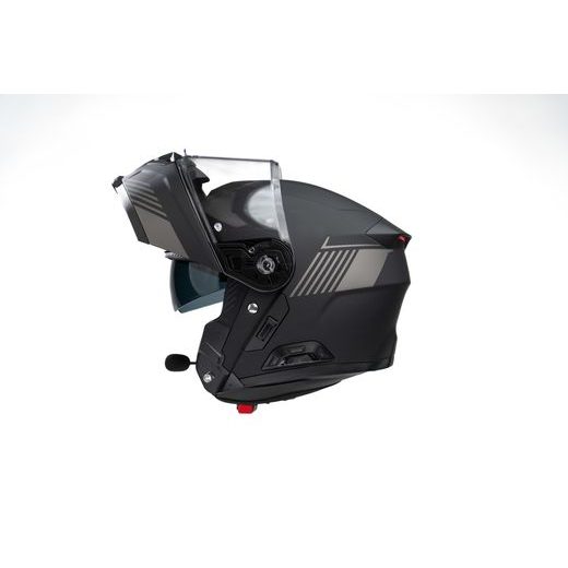 MESH PŘILBA S HEADSETEM SPECTER, SENA (MATNÁ ČERNÁ)