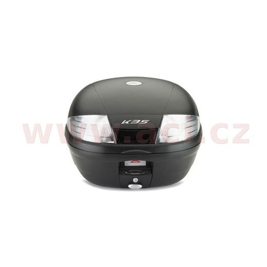 K35NT MONOLOCK TOPCASE, KAPPA (35L, ČERNÝ NELAKOVANÝ + KOUŘOVÁ ODRAZKA)