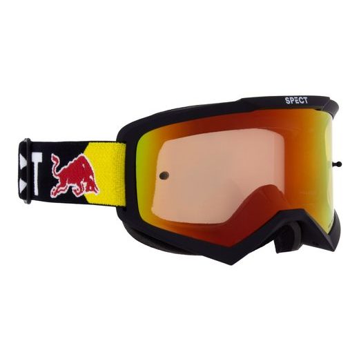 BRÝLE EVAN, REDBULL SPECT (ČERNÉ MATNÉ, PLEXI ČERVENÉ ZRCADLOVÉ)