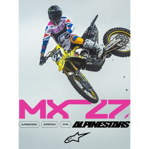 DRES SUPERTECH DYNA, ALPINESTARS (BÍLÁ/MODRÁ/ŽLUTÁ/ČERNÁ/FIALOVÁ) 2027