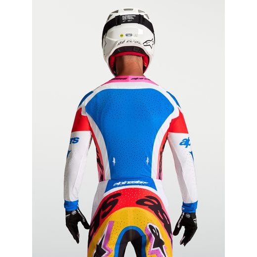 DRES SUPERTECH DYNA, ALPINESTARS (BÍLÁ/MODRÁ/ŽLUTÁ/ČERNÁ/FIALOVÁ) 2027