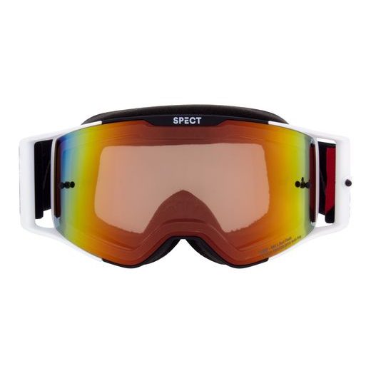 BRÝLE TORP, REDBULL SPECT (ČERNÉ/BÍLÉ MATNÉ, PLEXI ČERVENÉ ZRCADLOVÉ)