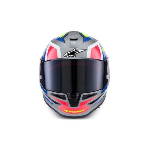 PŘILBA S-R7 LUMEN, ALPINESTARS (STŘÍBRNÁ/ČERNÁ/RŮŽOVÁ/ŽLUTÁ FLUO) 2026