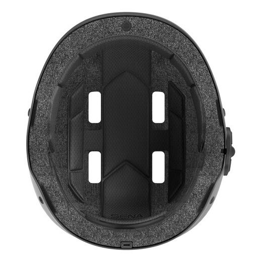 UNIVERZÁLNÍ SPORTOVNÍ PŘILBA S HEADSETEM RUMBA, SENA (MATNÁ ČERNÁ)