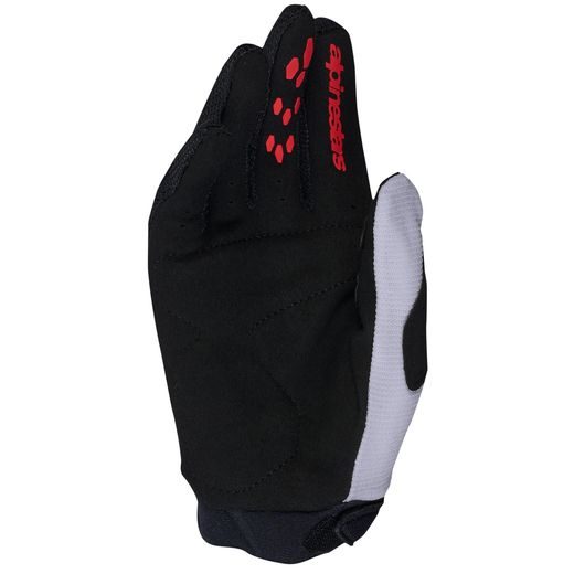 RUKAVICE FULL BORE V2, ALPINESTARS (SVĚTLE ŠEŘÍKOVÁ/ČERNÁ/ČERVENÁ) 2027