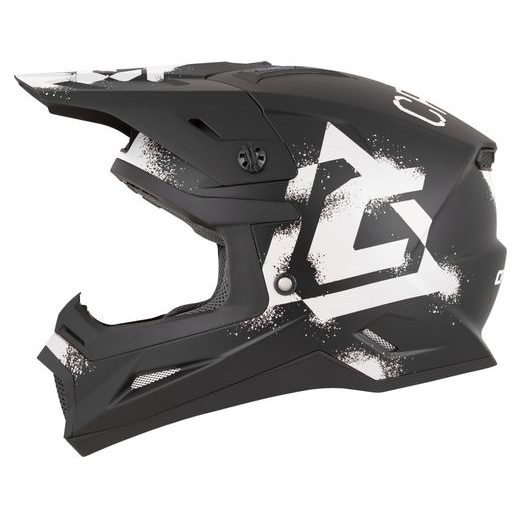 PŘILBA CROSS CUP 2 CREW, CASSIDA (ČERNÁ MATNÁ/BÍLÁ) 2026