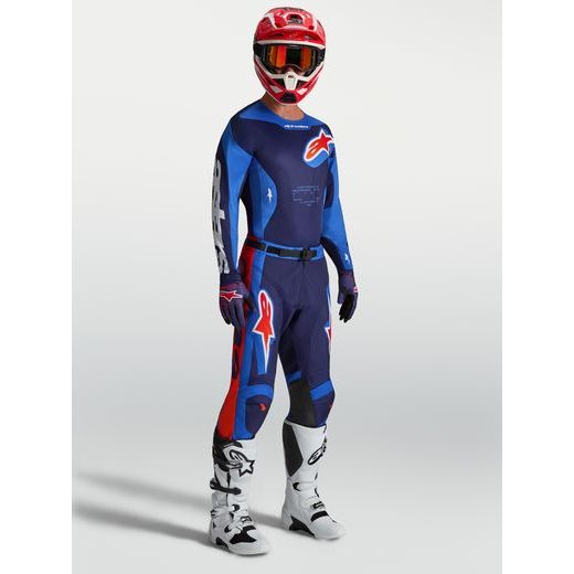 DRES RACER HUNT, ALPINESTARS (MODRÁ/TMAVĚ MODRÁ/ČERVENÁ) 2027