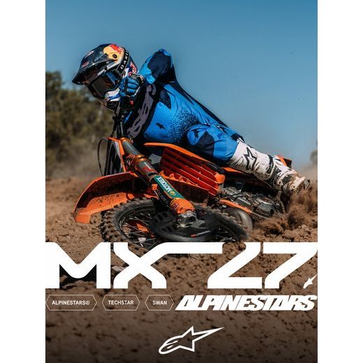 DRES TECHSTAR SWAN, ALPINESTARS (MODRÁ/TMAVĚ MODRÁ) 2027