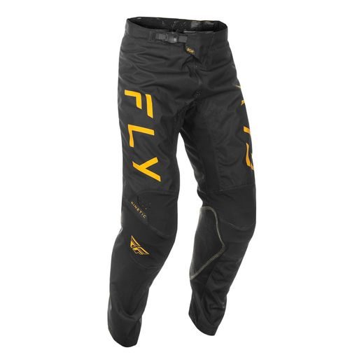 KALHOTY KINETIC CENTRE, FLY RACING - USA 2025 (ČERNÁ/ZLATÁ)