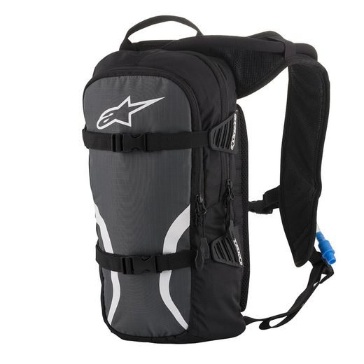 HYDROBAG IGUANA, ALPINESTARS (ČERNÁ/ANTRACITOVÁ/BÍLÁ, CELKOVÝ OBJEM 6 L, OBJEM HYDROBAGU 1,5 L) 2024