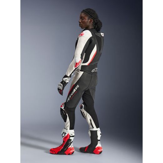 DVOUDÍLNÁ KOMBINÉZA STELLA GP-R7, ALPINESTARS, DÁMSKÉ (ČERNÁ/BÍLÁ/ČERVENÁ FLUO) 2026