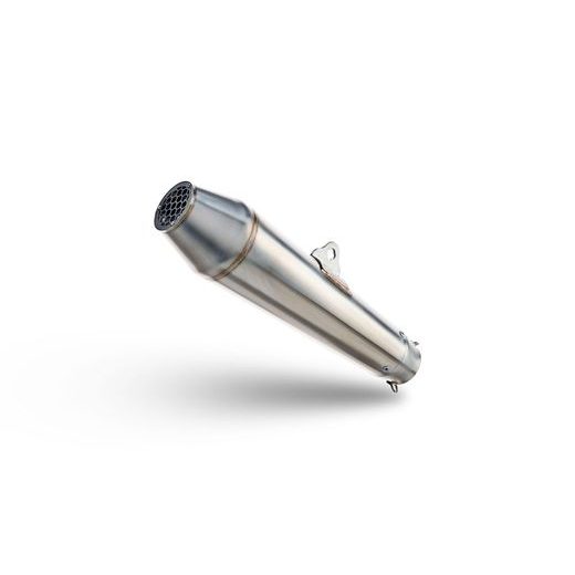 DVOJITÁ KONCOVKA VÝFUKU SLIP-ON GPR VINTACONE GU.58.VIC BROUŠENÁ NEREZOVÁ OCEL