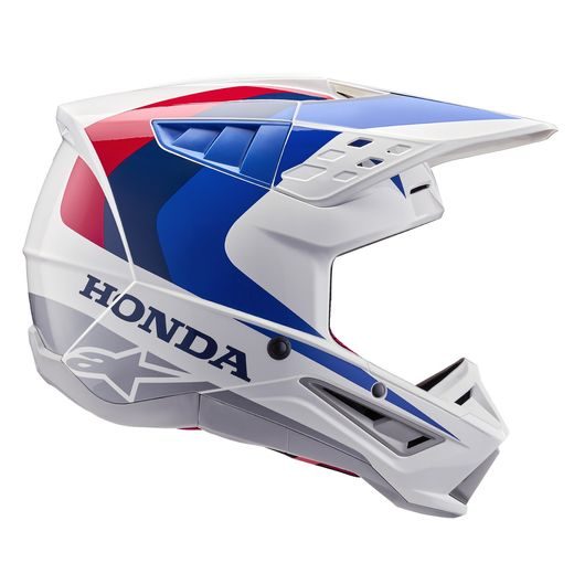 PŘILBA S-M5 HONDA KOLEKCE, ALPINESTARS (BÍLÁ/MODRÁ/ČERVENÁ) 2026