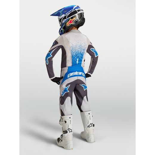 DRES FLUID DRAG YOUTH, ALPINESTARS, DĚTSKÉ (TMAVĚ ŠEDÁ/SVĚTLE ŠEDÁ/MODRÁ) 2027