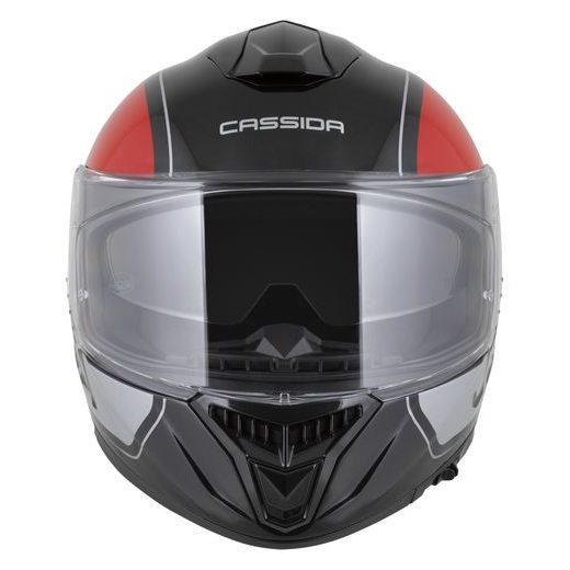 PŘILBA INTEGRAL GT 2.1 JAWA SPORT, CASSIDA (ČERNÁ/ČERVENÁ PERLEŤ/STŘÍBRNÁ)