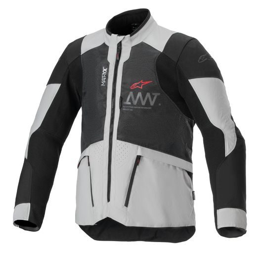 BUNDA AMT 7 AIR, ALPINESTARS (SVĚTLE ŠEDÁ/ČERNÁ) 2026