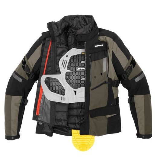 BUNDA 4SEASON EVO 2023, SPIDI (ČERNÁ/VOJENSKÁ ZELENÁ)