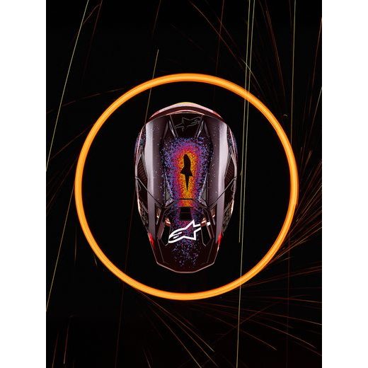 PŘILBA SUPERTECH S-M10 LIMITOVANÁ EDICE BLACK HOLE, ALPINESTARS (ČERNÁ/MULTICOLOR) 2026