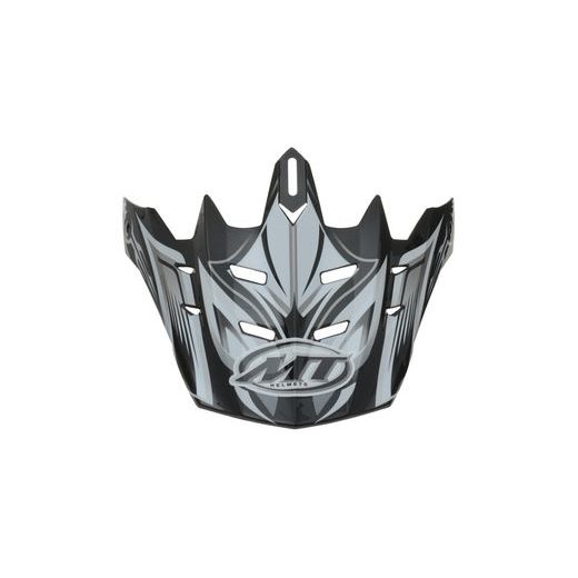 KŠILT PRO PŘILBY MX-1/MX-2 TECHNICAL, MT - ŠPANĚLSKO (ŠEDÁ/ČERNÁ/BÍLÁ)