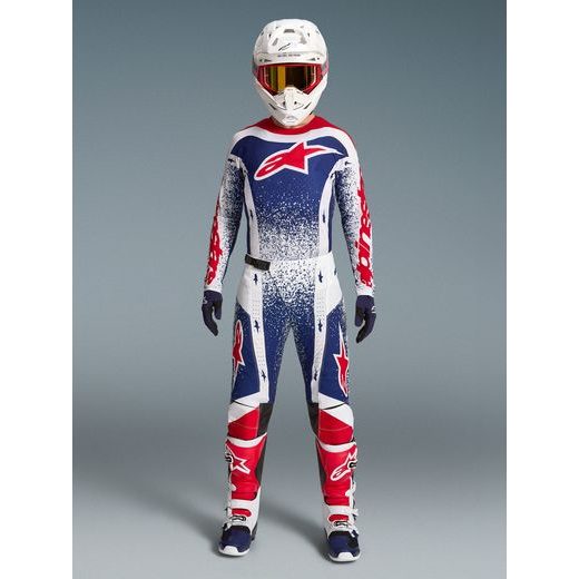 DRES TECHSTAR LIMITOVANÁ EDICE UNITY, ALPINESTARS (ČERVENÁ/BÍLÁ/MODRÁ) 2026