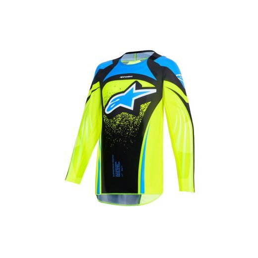 DRES TECHSTAR NOMUR YOUTH, ALPINESTARS, DĚTSKÉ (TMAVĚ MODRÁ/ŽLUTÁ FLUO/MODRÁ) 2026