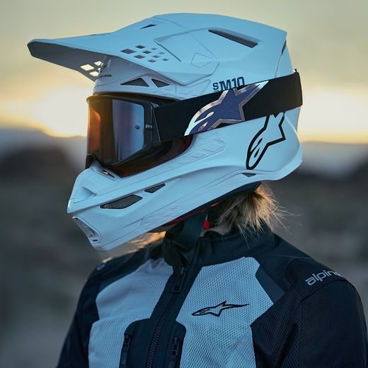 BUNDA STELLA ANDES AIR DRYSTAR, ALPINESTARS, DÁMSKÁ (SVĚTLE ŠEDÁ/TMAVĚ ŠEDÁ/ČERNÁ/ŽLUTÁ FLUO) 2026