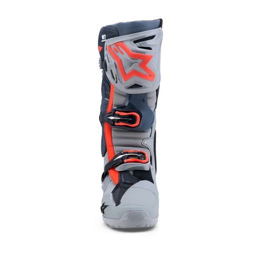 BOTY TECH 10 ENDURO, ALPINESTARS (ŠEDÁ/TMAVĚ ŠEDÁ/ČERVENÁ FLUO) 2027