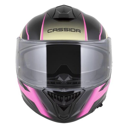 PŘILBA INTEGRAL GTS 2.1 MEGA, CASSIDA (ČERNÁ/RŮŽOVÁ/BÍLÁ/VANILKOVÁ) PLEXI S PŘÍPRAVOU PRO PINLOCK 2026
