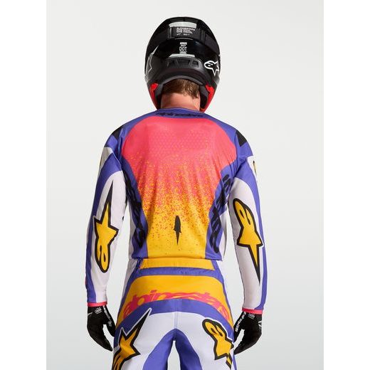 DRES FLUID DRAG, ALPINESTARS (SVĚTLE ŠEDÁ/FIALOVÁ/ZLATÁ) 2027