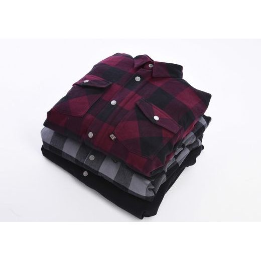 KOŠILE KICKBACK 2.0, OXFORD, DÁMSKÁ (ČERVENÁ/ČERNÁ)