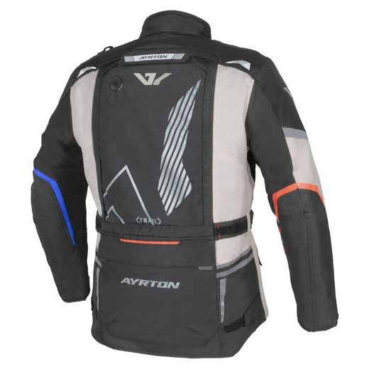 BUNDA TRAIL, AYRTON (SVĚTLE ŠEDÁ/ČERNÁ/RED/MODRÁ/ŠEDÁ) 2026