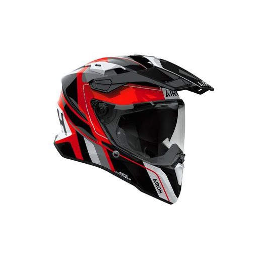 PŘILBA COMMANDER 2 SKIP, AIROH (ČERVENÁ LESKLÁ) 2026