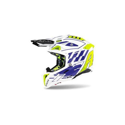 PŘILBA AVIATOR 3.0 RAMPAGE, AIROH (LESKLÁ MODRÁ) 2022