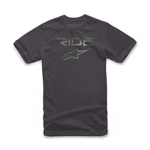 TRIKO RIDE 2.0 CAMO TEE KRÁTKÝ RUKÁV, ALPINESTARS (ČERNÁ)