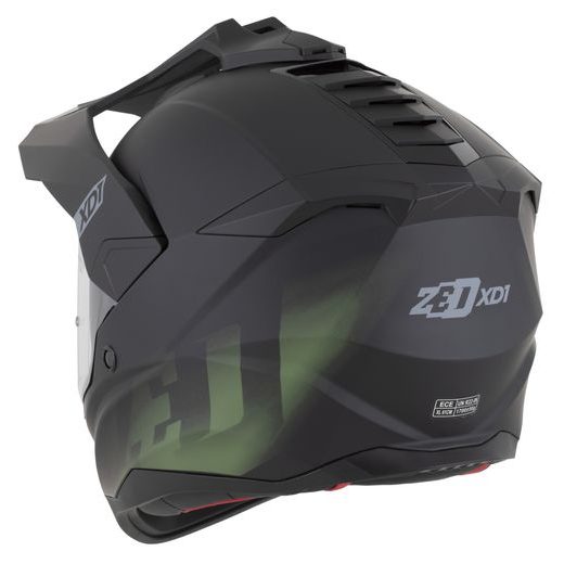 PŘILBA XD1, ZED (ČERNÁ MATNÁ/TMAVĚ ZELENÁ) 2026