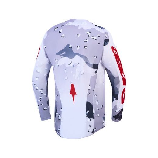 DRES RACER AIR LONE, ALPINESTARS (ŠEDÁ CAMO/BÍLÁ/ČERVENÁ) 2027