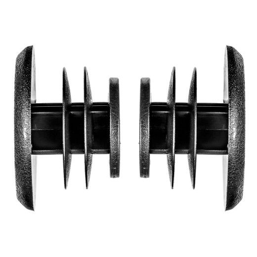 PLASTOVÉ ŠPUNTY DO KONCŮ ŘÍDÍTEK, OXFORD (ČERNÉ, 1 PÁR)