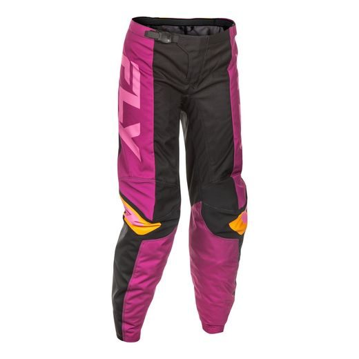 KALHOTY F-16, FLY RACING - USA 2025 DÁMSKÉ (ČERNÁ/ŽLUTÁ)