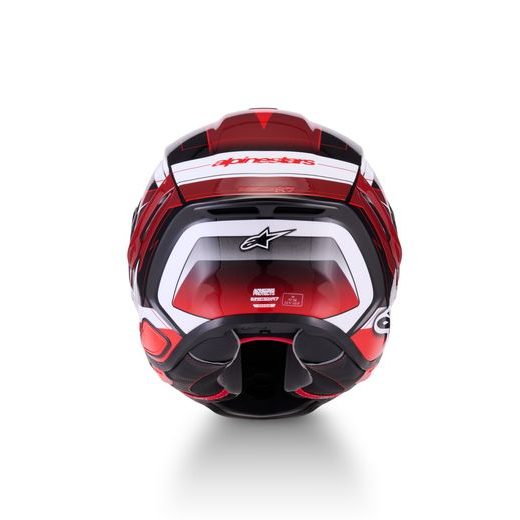 PŘILBA S-R7 KINETIS, ALPINESTARS (ČERNÁ/ČERVENÁ/BÍLÁ) 2026