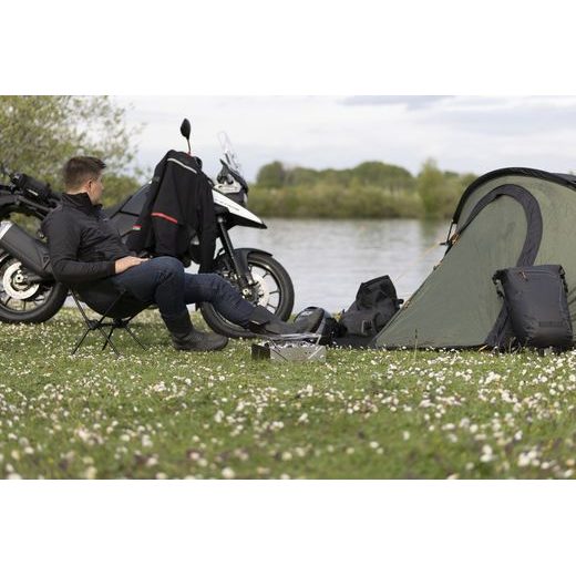 ŽIDLE SKLÁDACÍ, OXFORD (ČERNÁ)