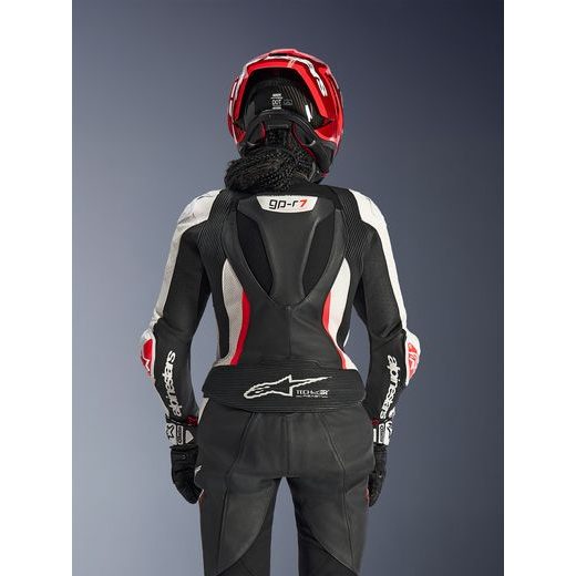DVOUDÍLNÁ KOMBINÉZA STELLA GP-R7, ALPINESTARS, DÁMSKÉ (ČERNÁ/BÍLÁ/ČERVENÁ FLUO) 2026
