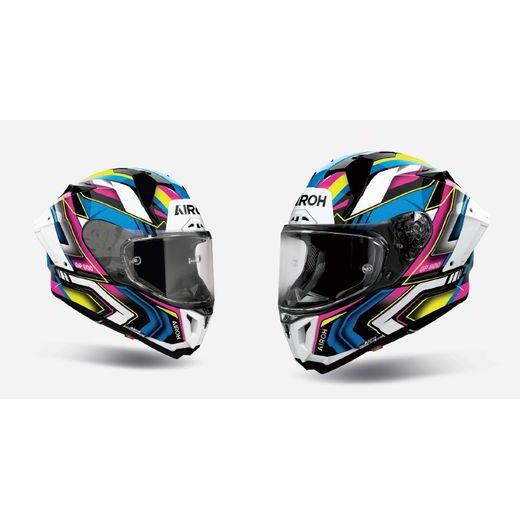 PŘILBA GP800 VOLT, AIROH (MULTICOLOR LESKLÁ) 2027