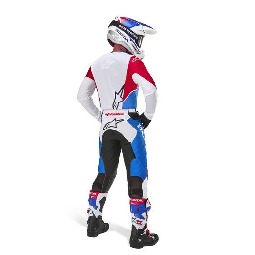 DRES RACER ICONIC HONDA KOLEKCE, ALPINESTARS (BÍLÁ/MODRÁ/ČERVENÁ/ČERNÁ) 2026