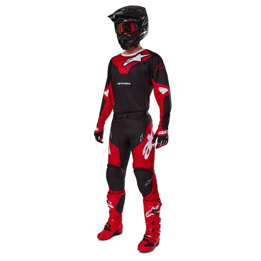 DRES RACER VEIL, ALPINESTARS (ČERNÁ/ČERVENÁ) 2025
