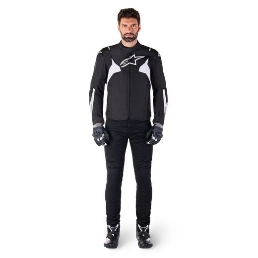BUNDA T-JAWS V4 WATERPROOF, ALPINESTARS (ČERNÁ/BÍLÁ) 2026