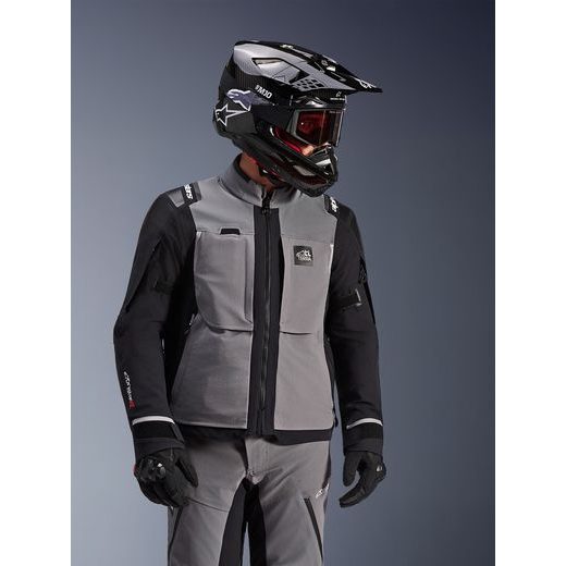 BUNDA ANDES PRO DRYSTAR XF, ALPINESTARS (TMAVĚ ŠEDÁ/ČERNÁ) 2026