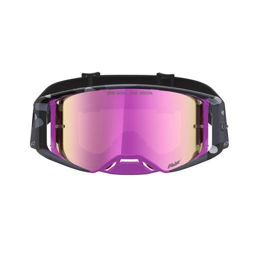 BRÝLE SUPERTECH LIMITOVANÉ EDICE LONE, ALPINESTARS (FIALOVÁ CAMO, ZRCADLOVÉ RŮŽOVÉ PLEXI) 2026