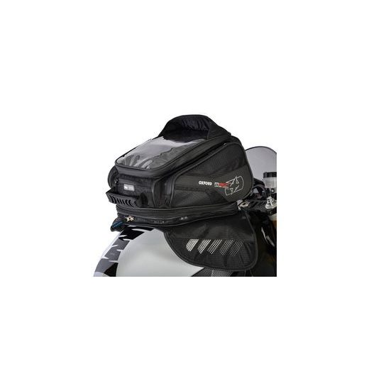 TANKBAG NA MOTOCYKL M30R, OXFORD (ČERNÝ, S MAGNETICKOU ZÁKLADNOU, OBJEM 30 L)